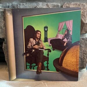 Columbia Album with Green and Brown Artistic Cover